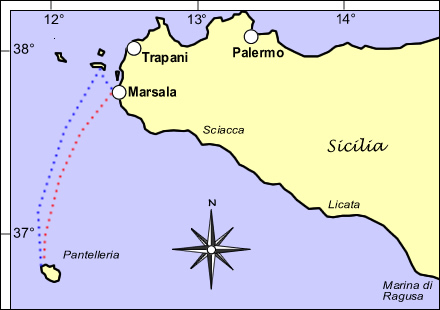 noleggio marsala vela pantelleria